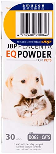 犬猫用 JBP プラセンタ サプリメント EQ パウダー 30包 2箱セット 楽天市場】JBPET プラセンタサプリ EQパウダー for dog & cat 2